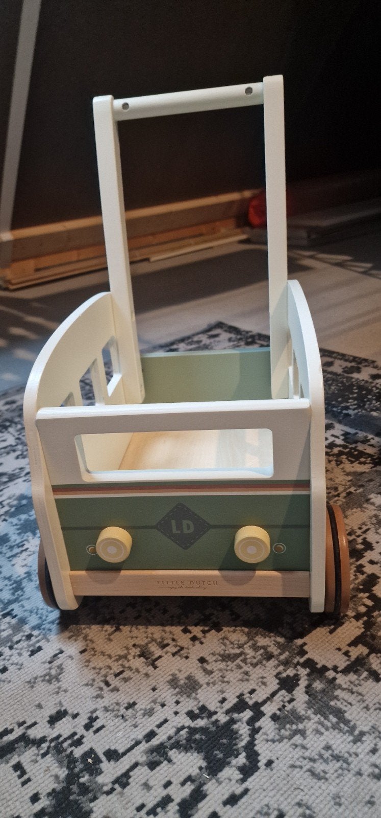 Little Dutch Houten Loopwagen Camper, Ophalen, Nieuw, Mobiel, Met wieltjes