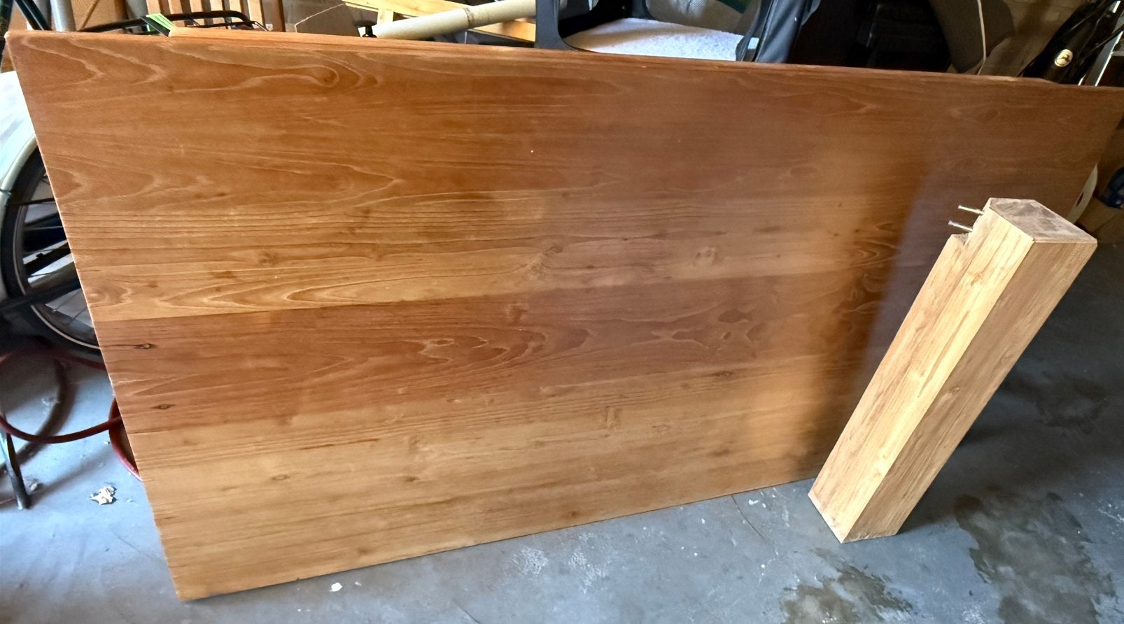 Teak houten eettafel 180 x 90 cm, Huis en Inrichting, Tafels | Eettafels, Ophalen, Gebruikt, Teakhout, 50 tot 100 cm