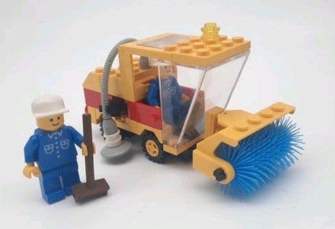Lego 6645 Straatveeg wagen compleet, Gebruikt, Lego, Ophalen of Verzenden, Compleet