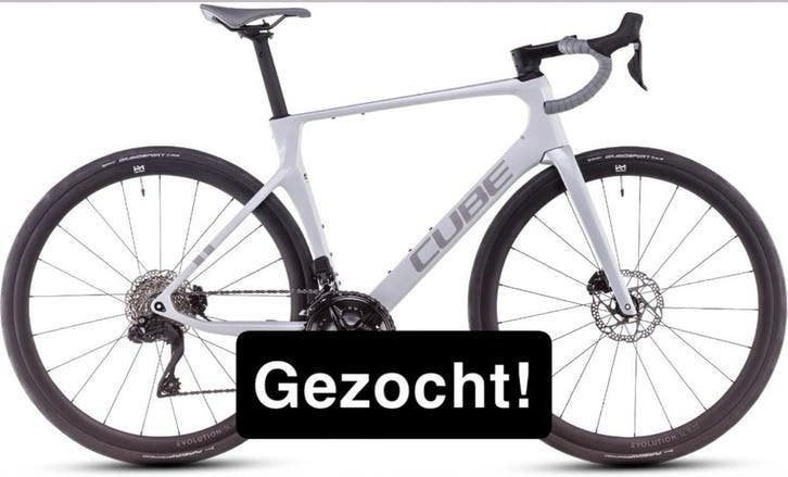 GEZOCHT maat 50 cube agree C:62 one fog grey, Fietsen en Brommers, Fietsen | Racefietsen, Carbon, 49 tot 53 cm, Zo goed als nieuw