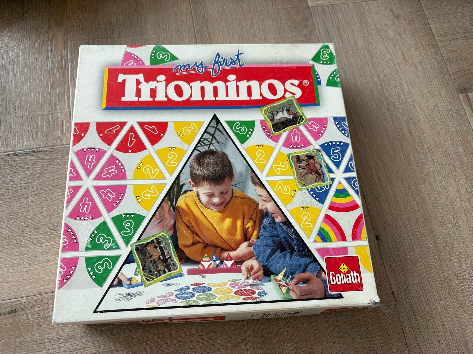 My First Triominos - Educatief familiespel van Goliath, Drie of vier spelers, Ophalen of Verzenden, Gebruikt