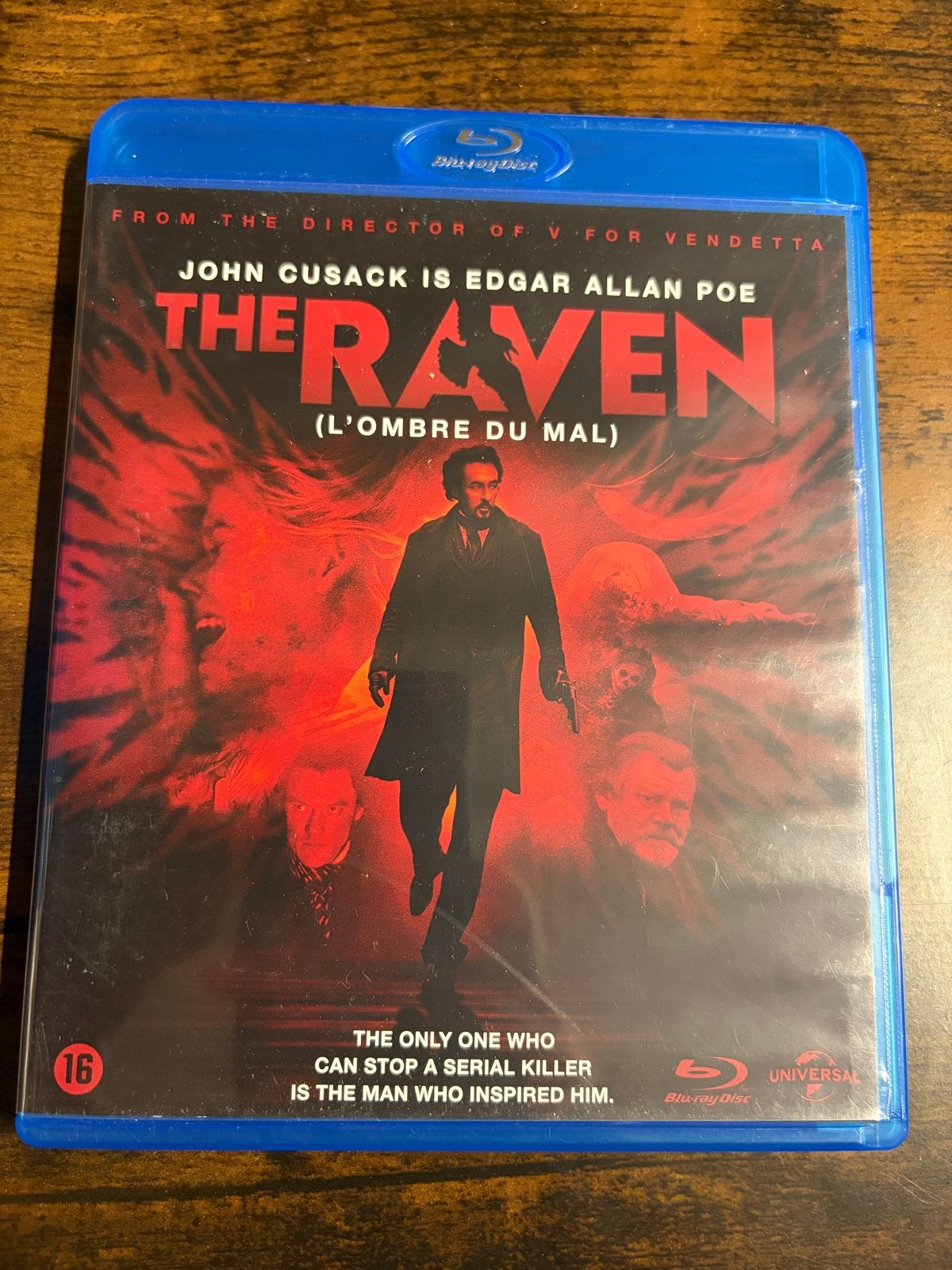 The Raven (L'Ombre du Mal) Blu-ray - John Cusack, Vanaf 16 jaar, Film, Ophalen of Verzenden, Zo goed als nieuw
