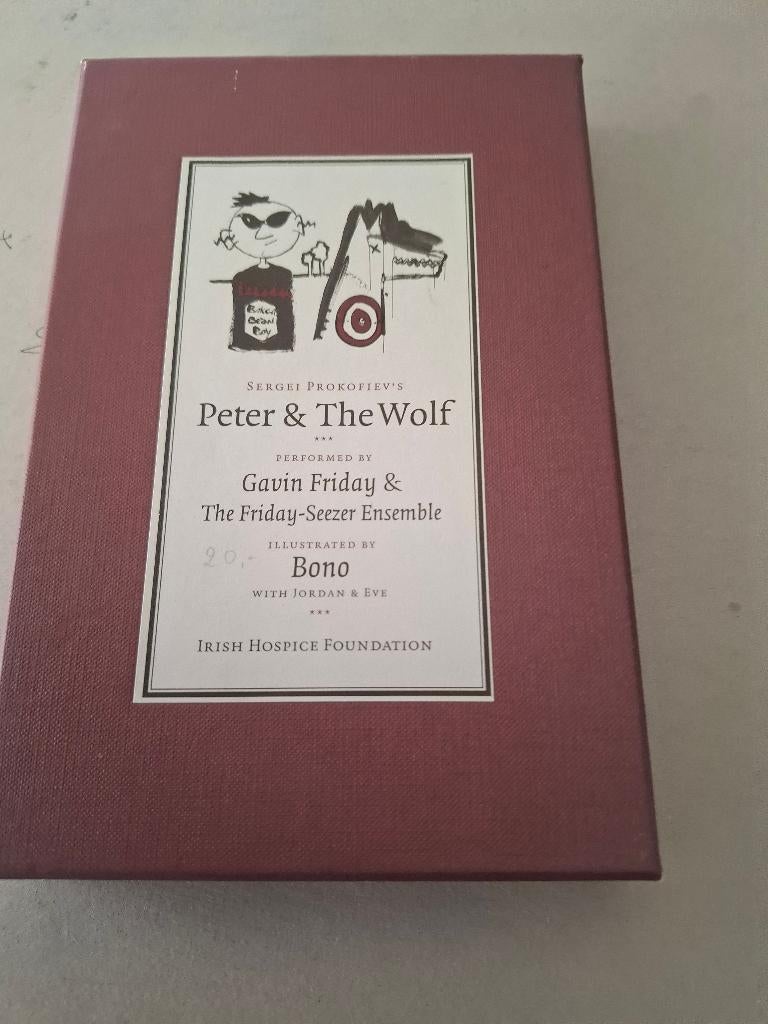 U2 Bono Peter the Wolf engelstalig met CD, Verzenden, Zo goed als nieuw