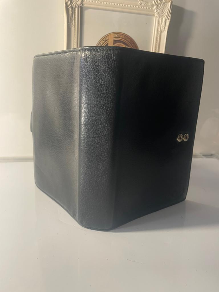 Francinel Italië Zwart Leren A6 Agenda Planner Mint, Diversen, Ophalen of Verzenden