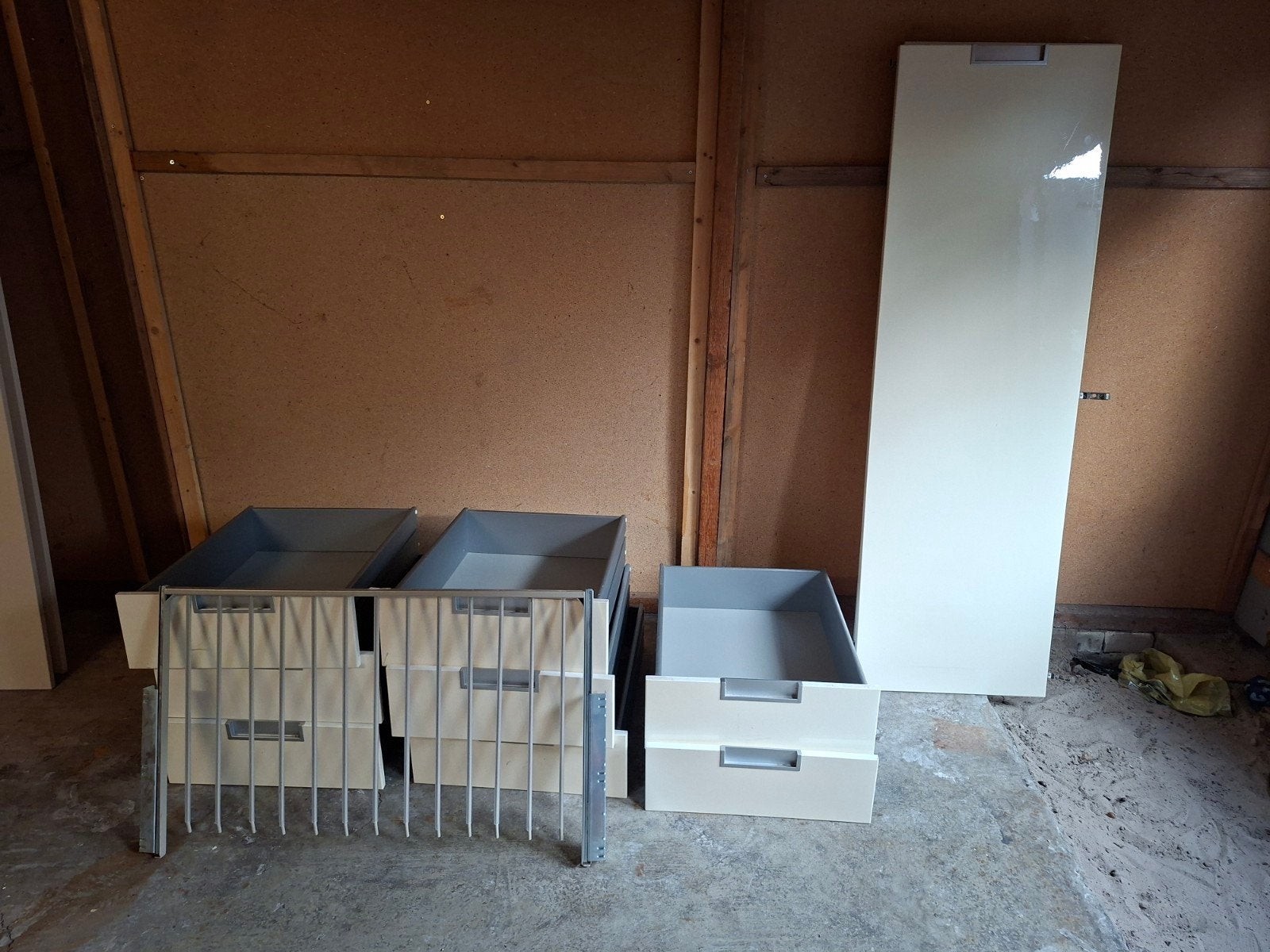IKEA Pax deuren, broekenhangset en lades met dragers, Gebruikt, 200 cm of meer, 50 tot 100 cm, Metaal