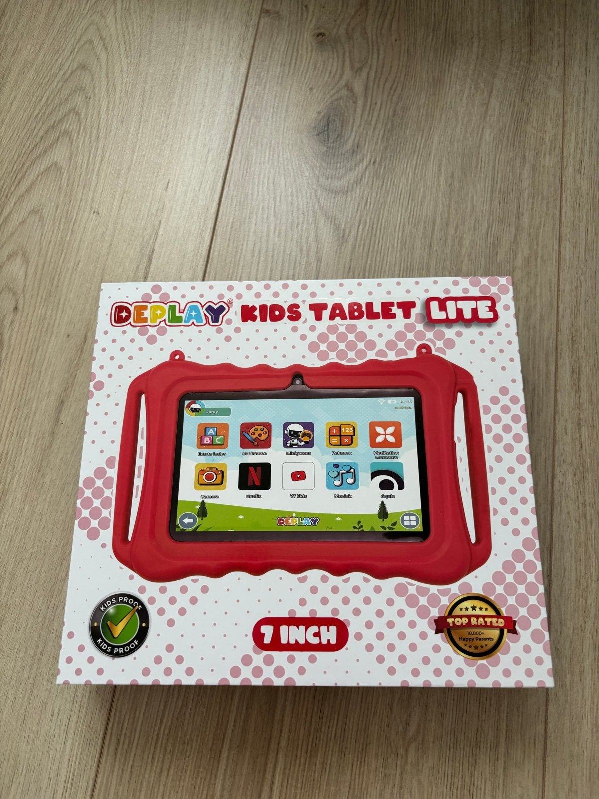 Deplay Kids Tablet Lite - 7 inch - Rood, Ophalen of Verzenden, Nieuw, 7 inch of minder, Wi-Fi
