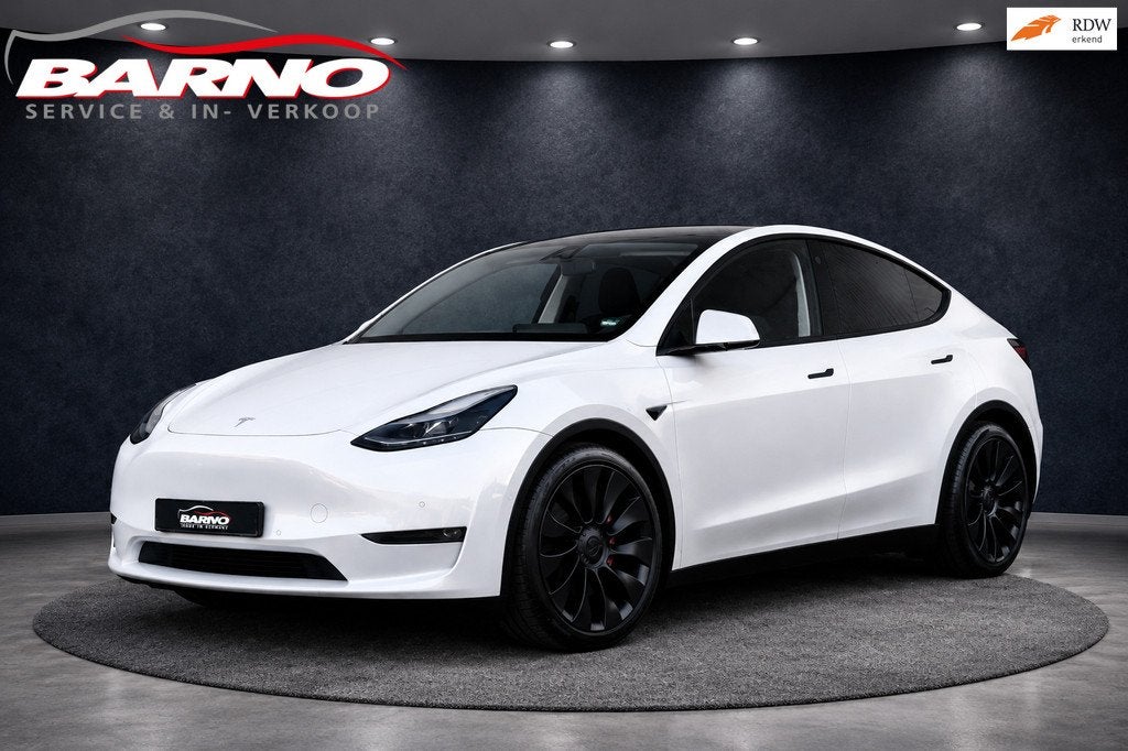 Tesla Model Y Performance AWD 75 kWh 535PK Autopilot|Pano, Automaat, Gebruikt, 1885 kg, Met garantie (alle)