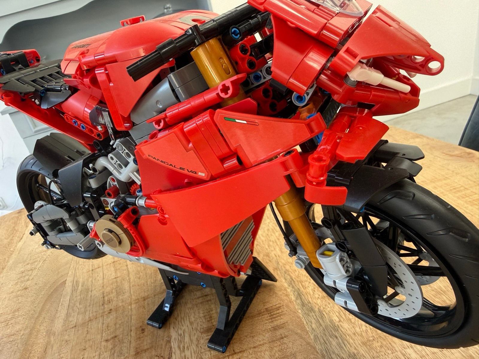 Ducati Panigale V4 R bouwstenen model, Verzenden, Zo goed als nieuw, Overige merken
