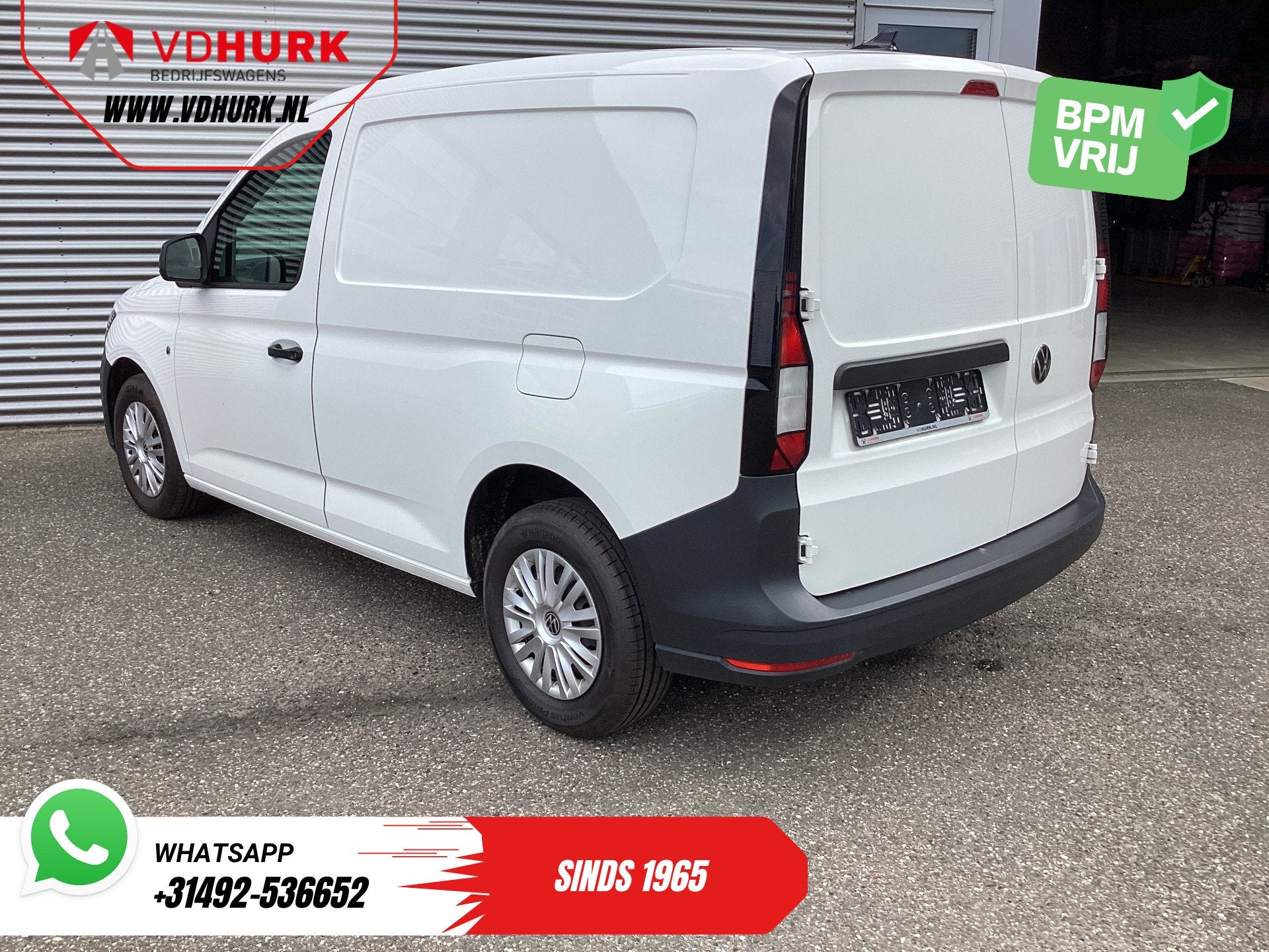 Volkswagen Caddy Cargo 2.0 TDI 100 pk Omvormer/ Sortimo/ Cru, Gebruikt, 4 cilinders, Volkswagen, Wit