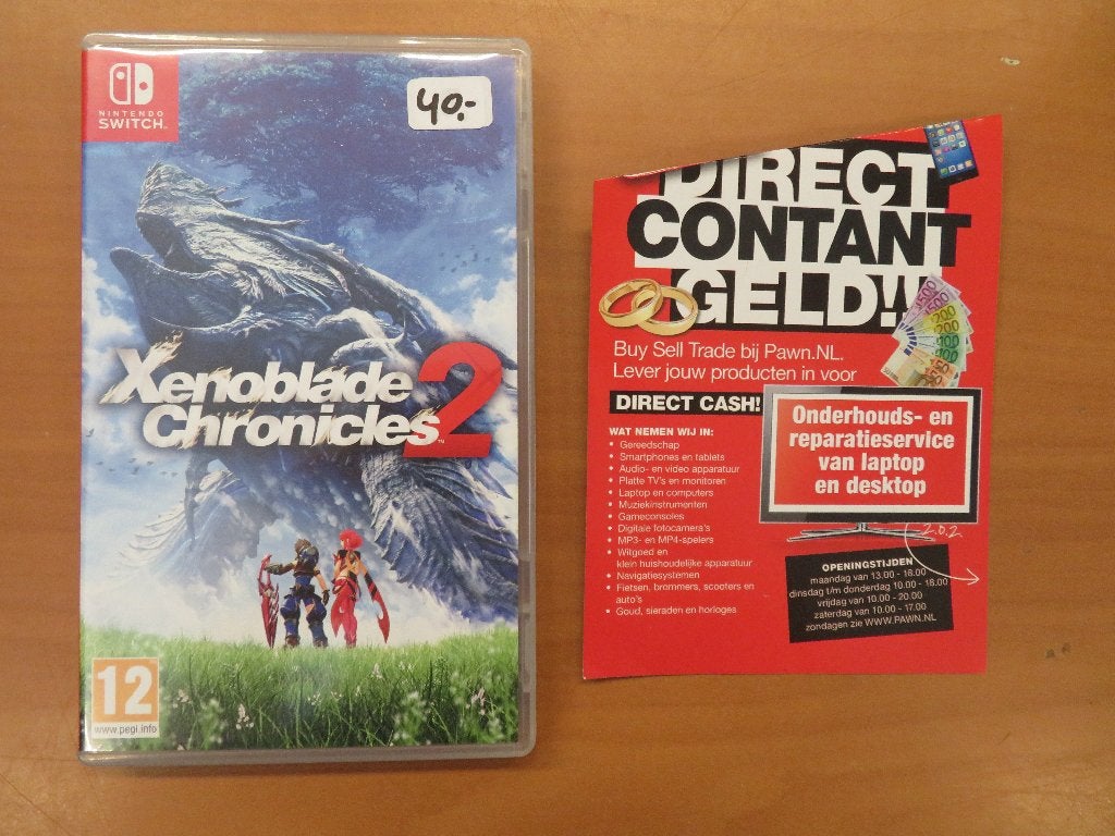 Nintendo Switch Xenoblade Chronicles 2 | Pawn Eindhoven, Spelcomputers en Games, Ophalen, Gebruikt, 1 speler, Role Playing Game (Rpg)