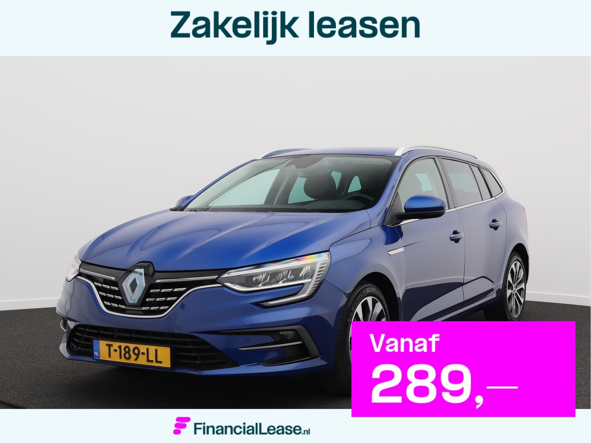 Renault Mégane Estate 1.3 TCe 140 Techno/ automaat/ lage km, Gebruikt, 4 cilinders, Parkeersensor, Blauw