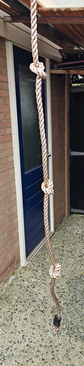 Klimtouw met knopen voor speeltuin of boomhut, Ophalen of Verzenden, Nieuw, Klimtouw