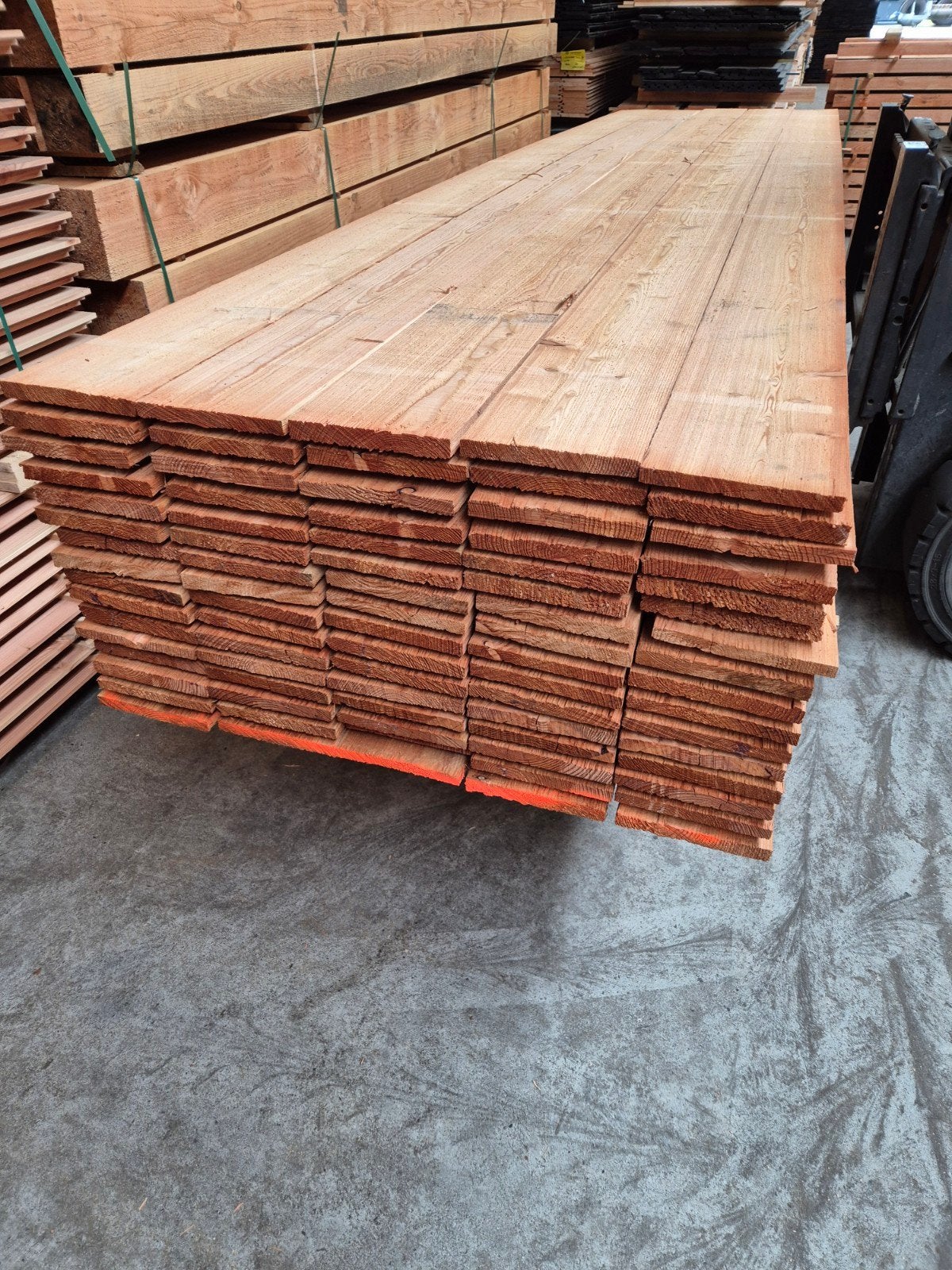 Te koop douglas schutting  potdeksel planken 2x20cm €2,49, Tuin en Terras, Palen, Balken en Planken, Ophalen