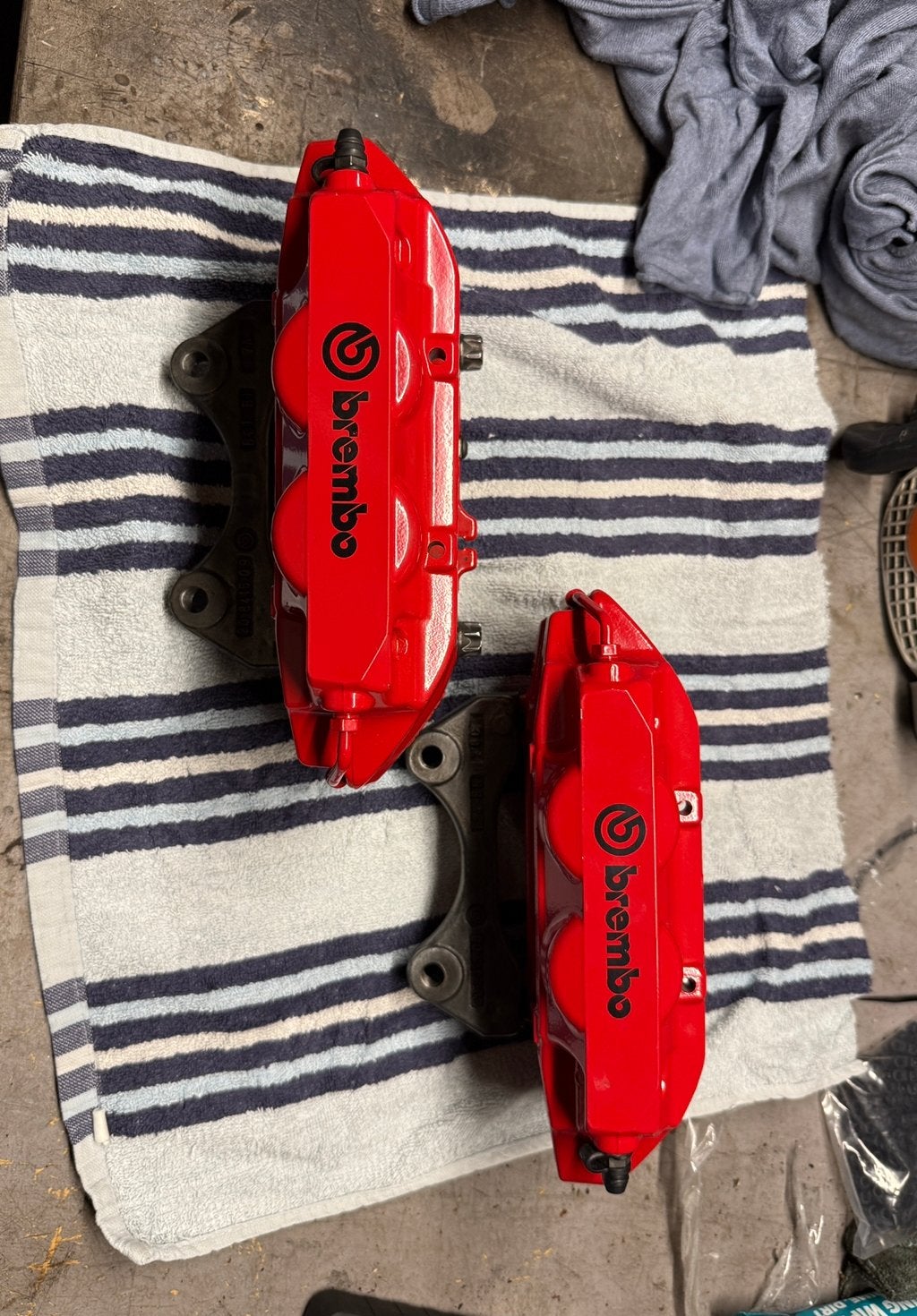 Brembo 4-pots remklauwen voor opel corsa opc NRE, mito QV, Ophalen of Verzenden, Gereviseerd, Alfa Romeo