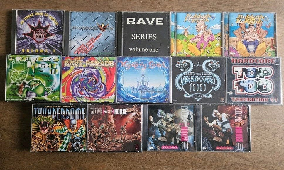 Collectie Hardcore, Rave en House CD's (14 stuks), Gebruikt, Hardcore, Ophalen of Verzenden, Verzamelalbum