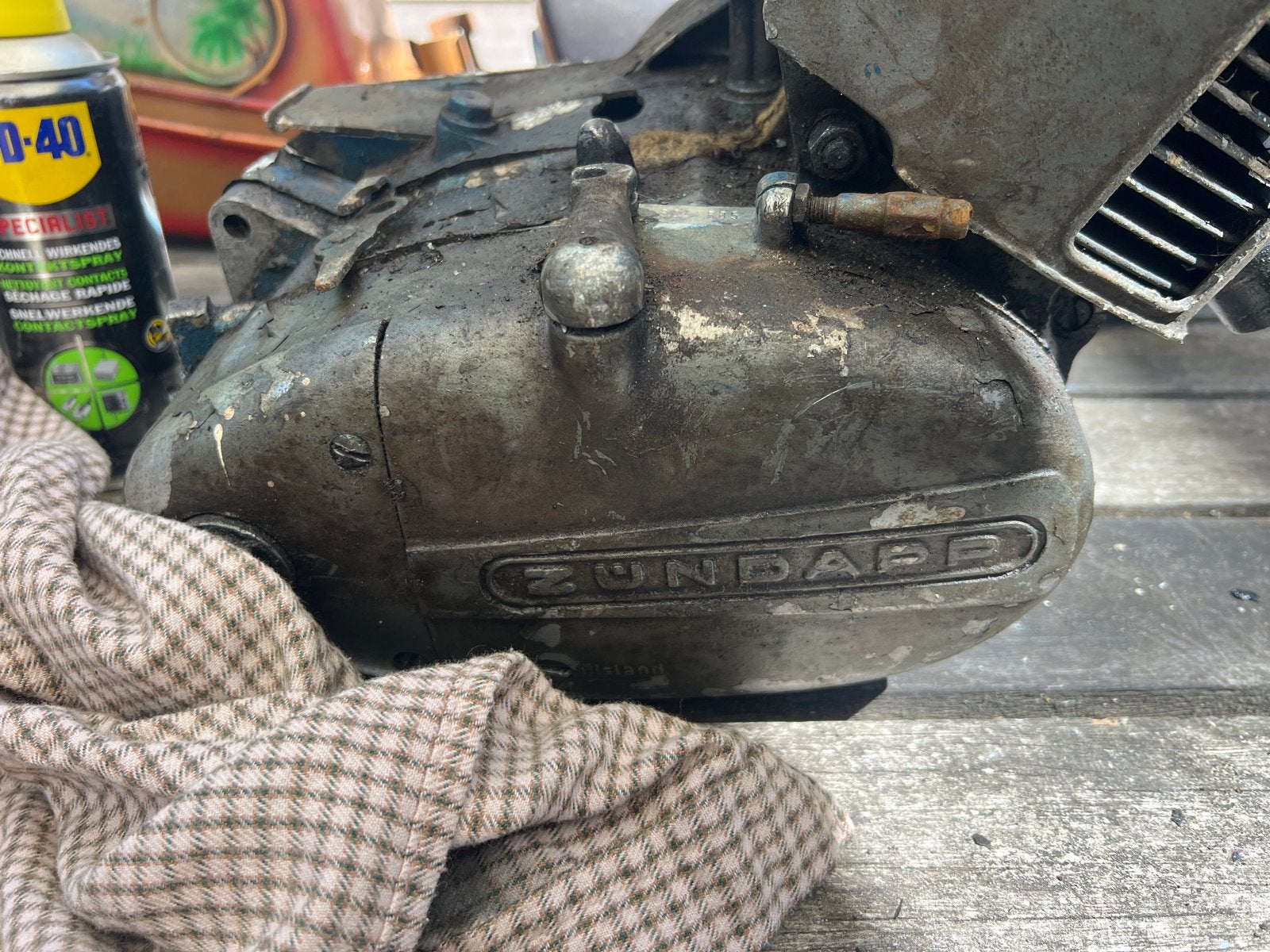Zündapp 260-50 rond motorblok 49,9cc voetgeschakeld, Ophalen, Gebruikt, Blok