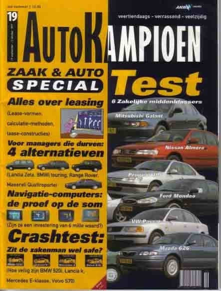 Autokampioen 19 1997 : Citroen Xsara - BMW 540i Touring, Ophalen of Verzenden, Gelezen, Algemeen