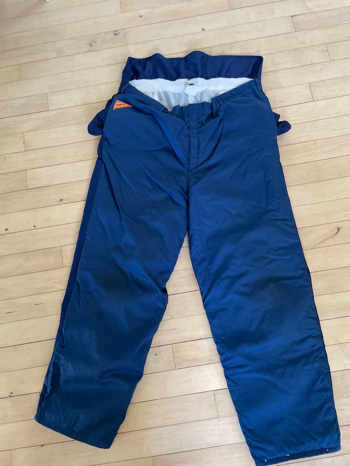 Stihl zaagbroek Blauw veiligheidsbroek Maat 60, Ophalen of Verzenden