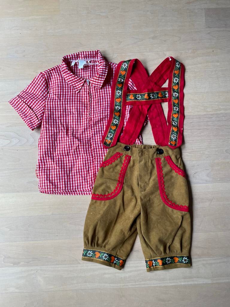 Tiroler verkleedpakje maat 92, Kinderen en Baby's, Ophalen of Verzenden, Zo goed als nieuw, Jongen, Setje