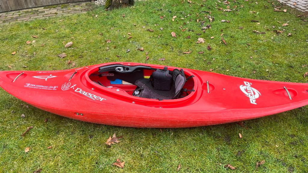 kajak Dagger Rewind SM Rood, Watersport en Boten, Kajaks, Gebruikt, 1-persoons, Ophalen