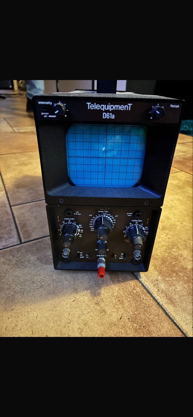 Telequipment D61a Oscilloscoop - Vintage Testapparatuur, Ophalen of Verzenden, Zo goed als nieuw
