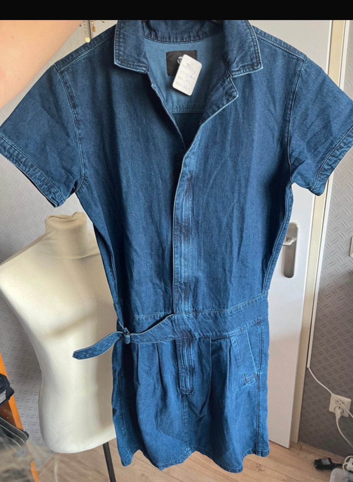 G-star jurk spijkerjurk xs, Kleding | Dames, Ophalen of Verzenden, Zo goed als nieuw, Maat 34 (XS) of kleiner, Blauw