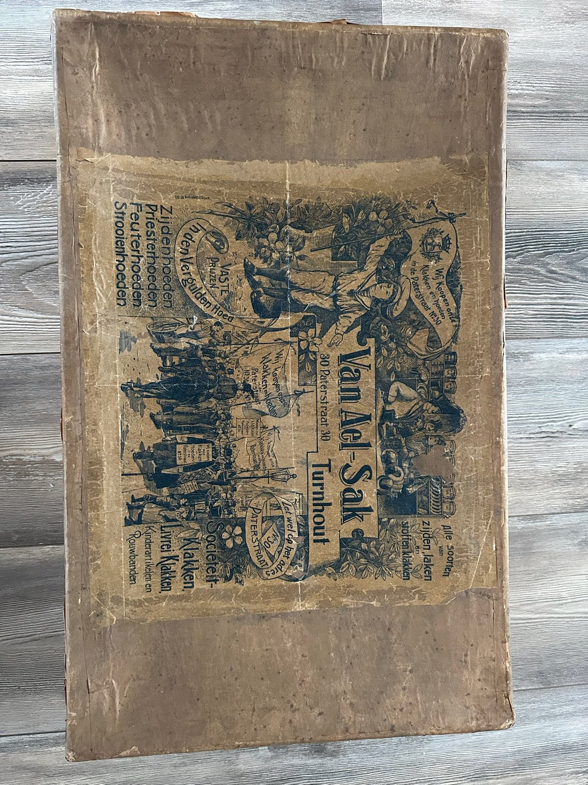 Antieke Van Ael-Sak Turnhout doos uit circa 1920, Antiek en Kunst, Ophalen of Verzenden