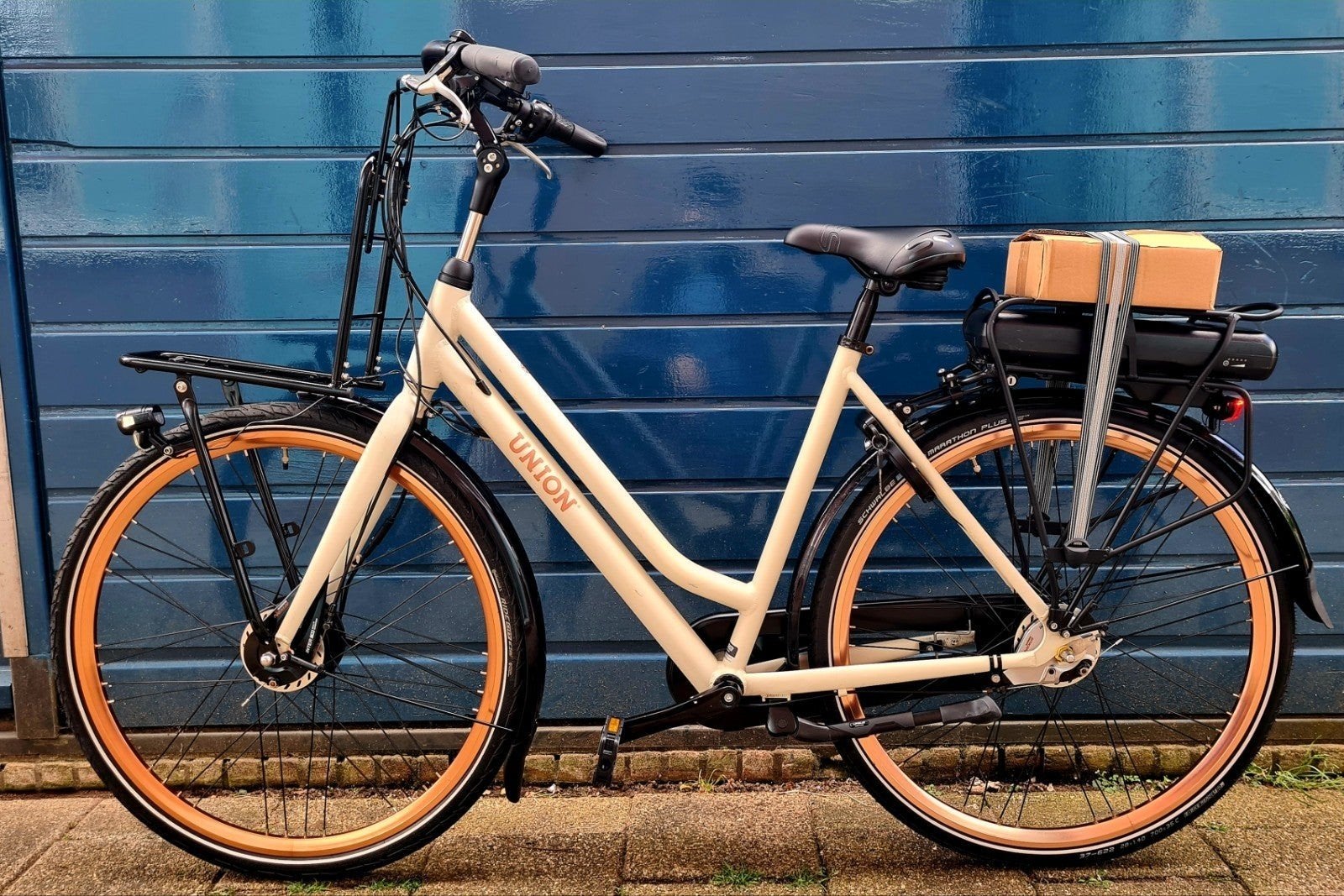 Union E-curb Ebike Electrische transportfiets In Nieuwstaat!, Fietsen en Brommers, Elektrische fietsen, Zo goed als nieuw, Overige merken