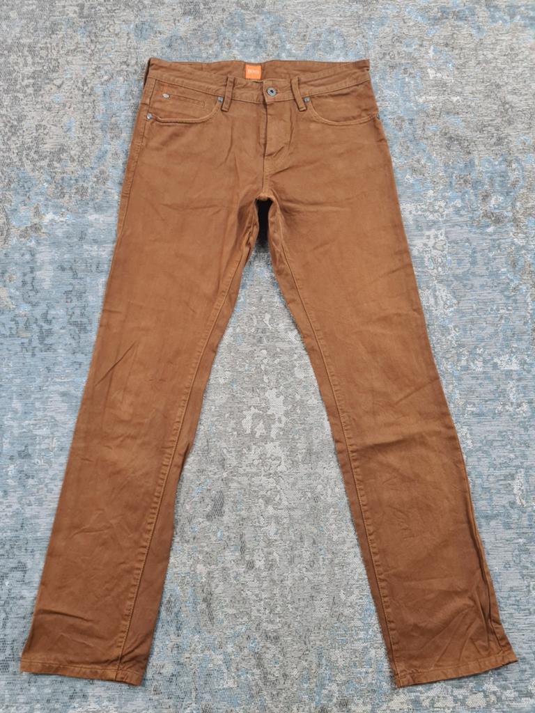 Hugo Boss Orange24 Barcelona W30 L34 Slim Katoen Bronno3034, Kleding | Heren, Broeken en Pantalons, HUGO BOSS Benelux B.V., https://group.hugoboss.com/en/company/contact