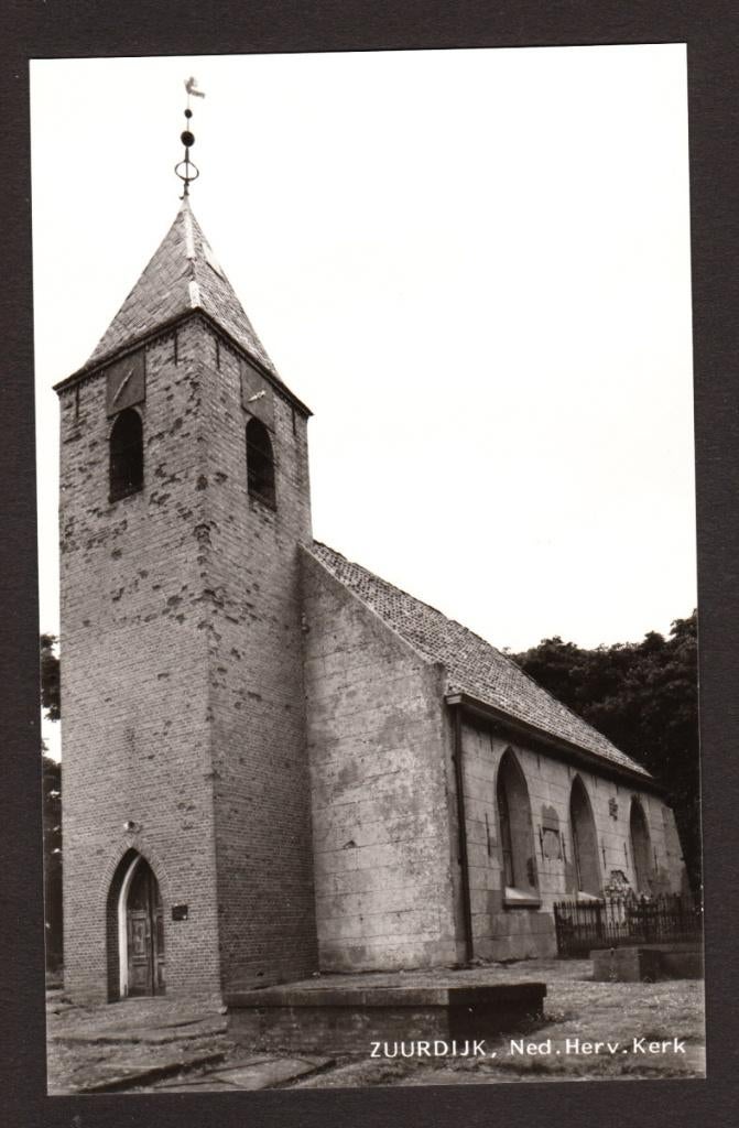 Zuurdijk (nabij Zoutkamp en Leens) - Ned Herv Kerk, Verzenden, 1960 tot 1980, Ongelopen, Groningen