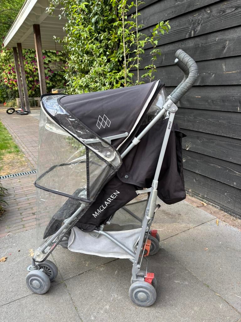Maclaren Quest buggy incusief regenhoes, Ophalen, Gebruikt, Maclaren, Regenhoes