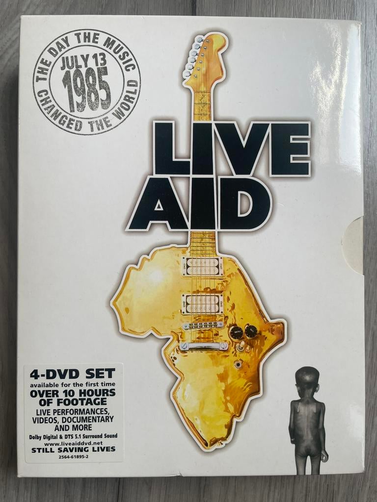 Live Aid - 4-delige dvd boxset, Gebruikt, Alle leeftijden, Boxset, Muziek en Concerten