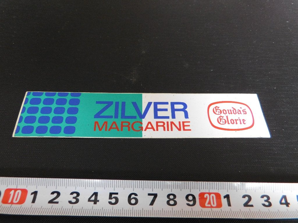 sticker Gouda's Glorie  ZILVER Magarine, Ophalen, Zo goed als nieuw