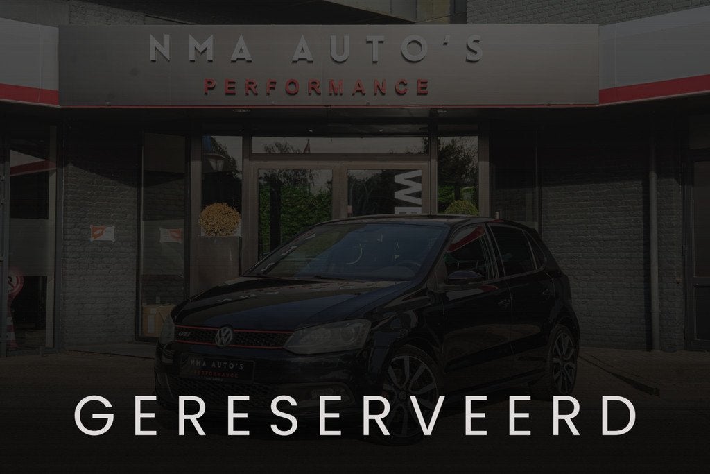 Volkswagen Polo 1.4 TSI GTI ORIGINEEL 180PK!/PANO/CRUISE CON, Auto's, Volkswagen, Euro 5, Zwart, 4 cilinders, 179 pk