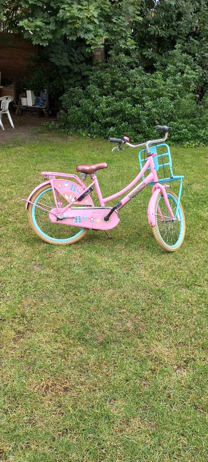 Popal meisjesfiets 22 inch met versnelling en slot, Ophalen