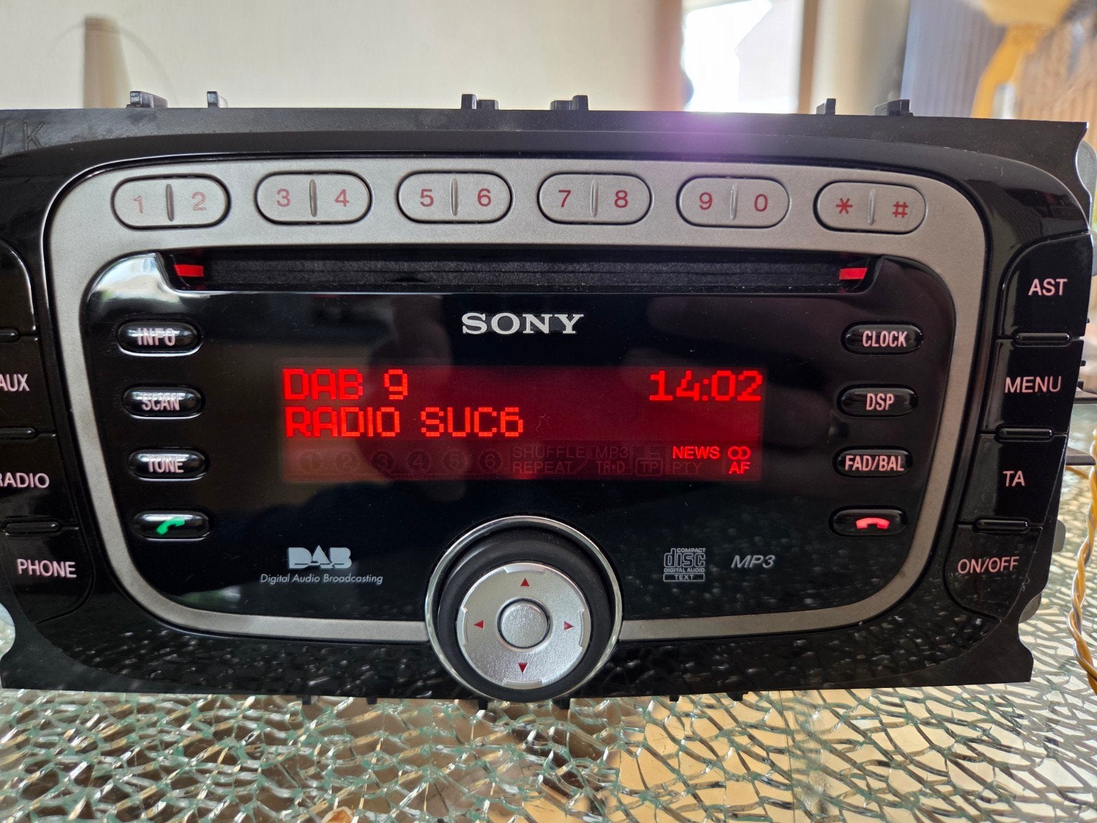 Ford radio ( Sony) met DAB, Auto diversen, Ophalen of Verzenden