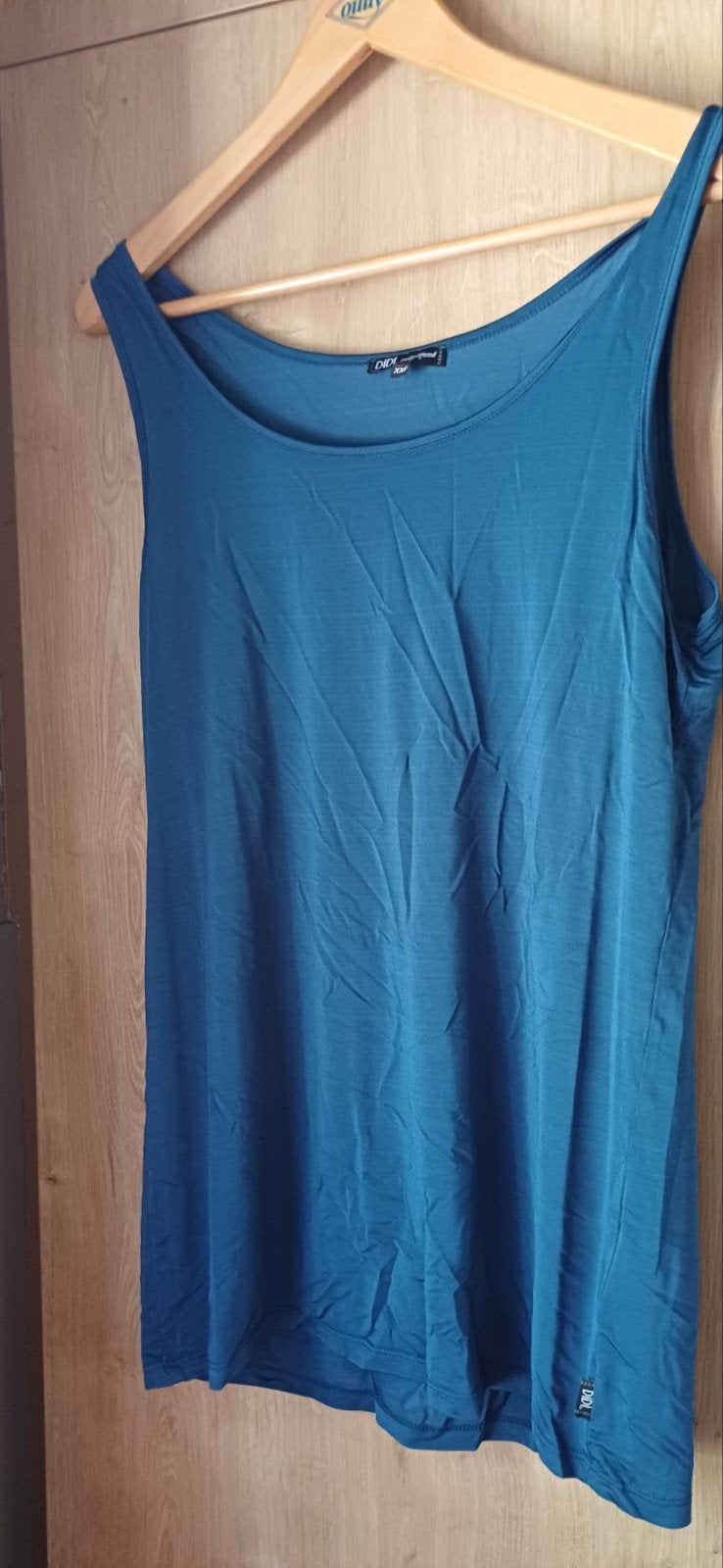 DIDI XXL Pretty Different Blauwe Mouwloze Top, Kleding | Dames, Blauw, Maat 46/48 (XL) of groter, Ophalen of Verzenden, Zo goed als nieuw