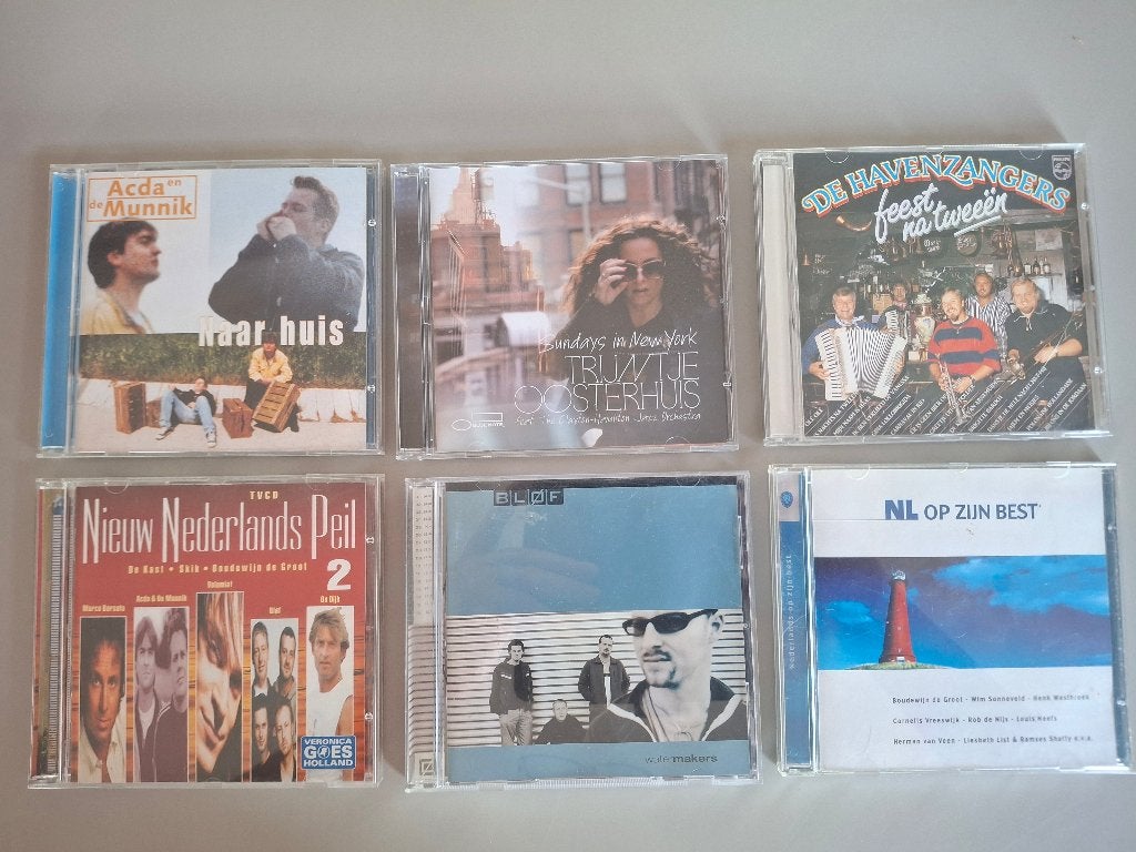 CD's (6) Nederlandse muziek Blof, Trijntje, Acda, enz., Ophalen of Verzenden, Gebruikt, Pop