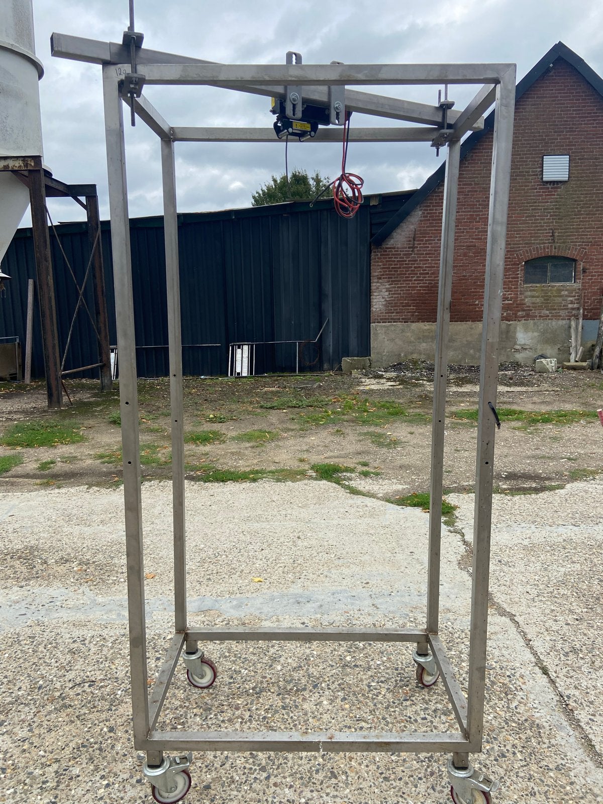 Verrijdbaar RVS frame, Ophalen, Gebruikt, Elektrisch