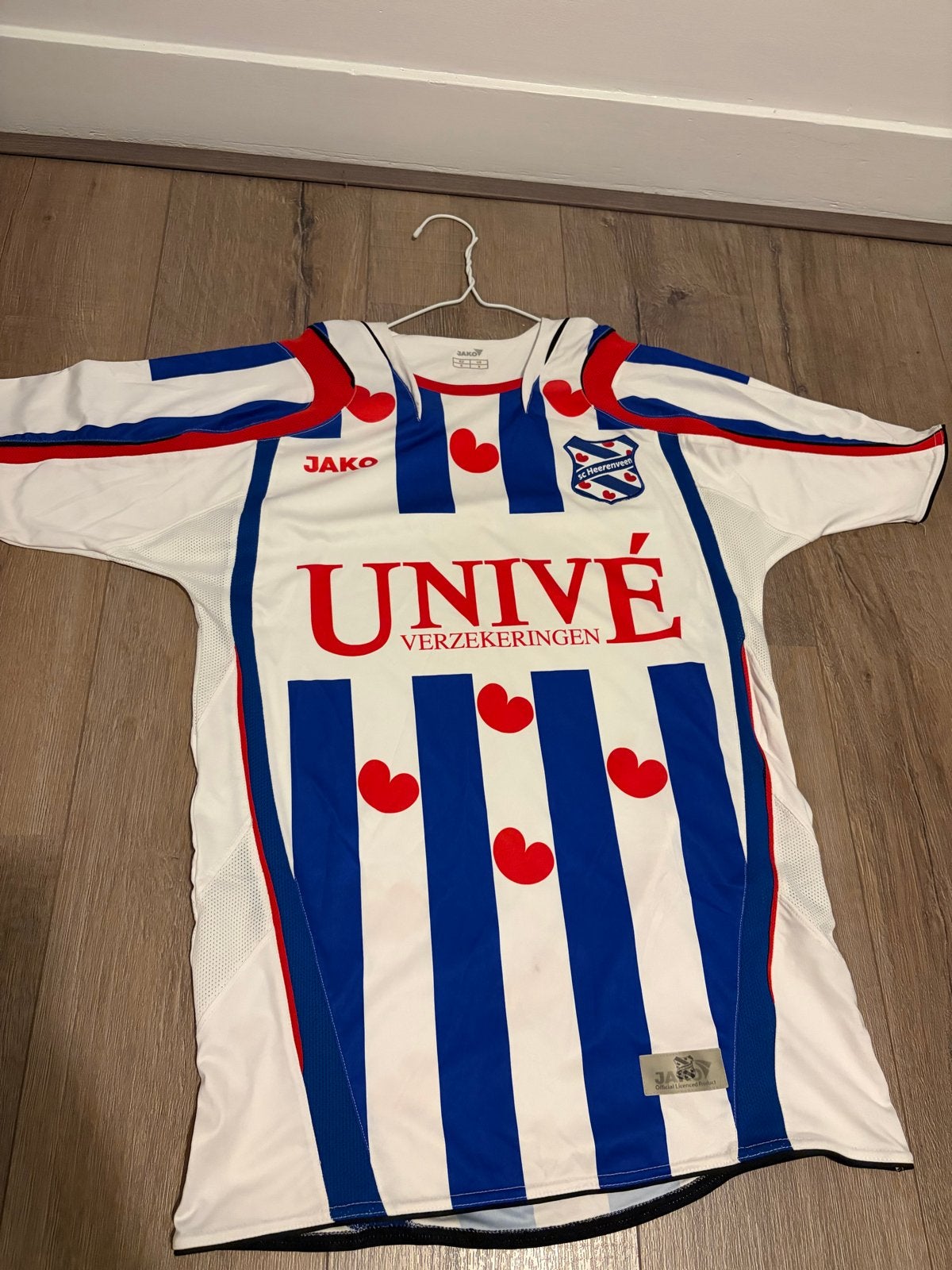 SC Heerenveen Thuisshirt 2008/09 - Jako - Maat S (valt als M, Ophalen of Verzenden, Voetbal, Gedragen, Meerkleurig