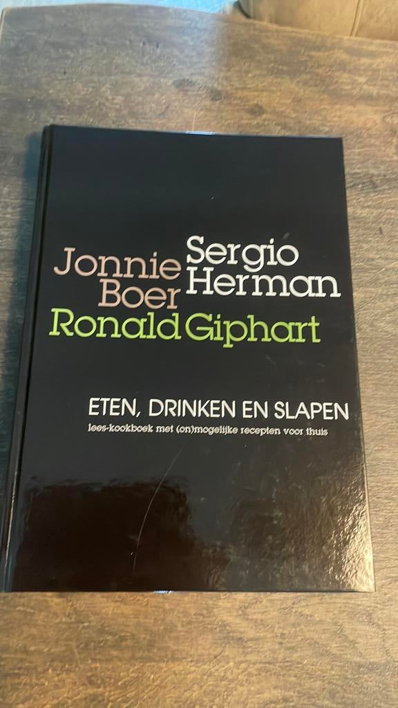 S. Herman - Eten, drinken, slapen, Boeken, Kookboeken, Zo goed als nieuw, Nederland en België, Ophalen of Verzenden