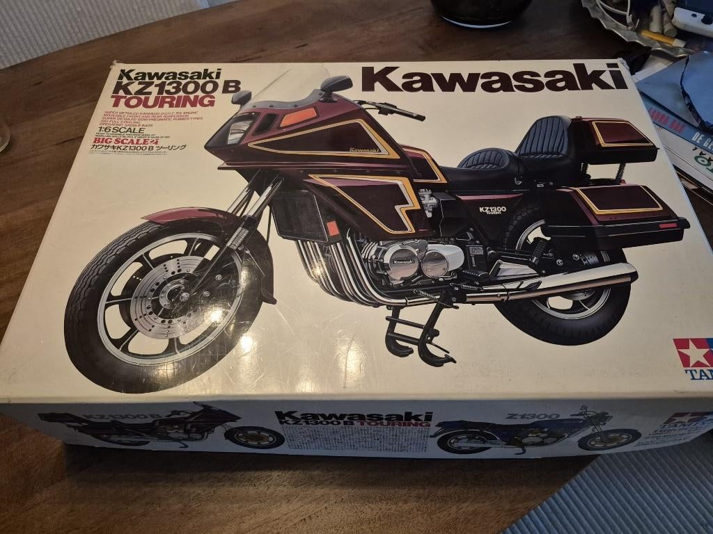 Tamiya big scale 1/6 Kawasaki KZ1300B, Ophalen, Zo goed als nieuw, Tamiya, Groter dan 1:32