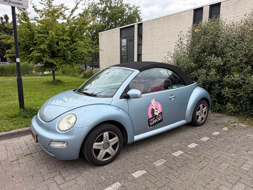 Volkswagen Beetle (Kever) 2.0 Cabriolet 85KW 2003 Blauw, Voorwielaandrijving, Beetle (Kever), 4 cilinders, 1299 kg