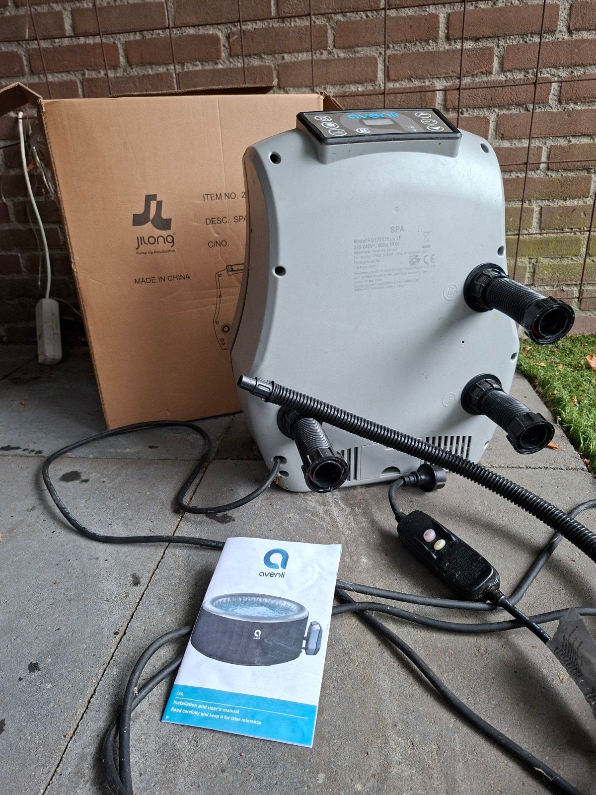 Avenli Spa Pomp Unit (Model FG17287EUV01) - 100% Werkend +, Tuin en Terras, Ophalen, Gebruikt, Pomp