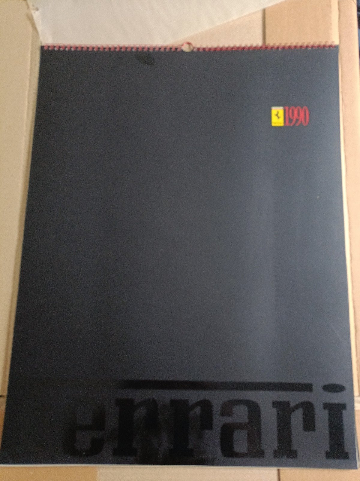 Originele Ferrari kalender 1990, Ophalen, Maandkalender