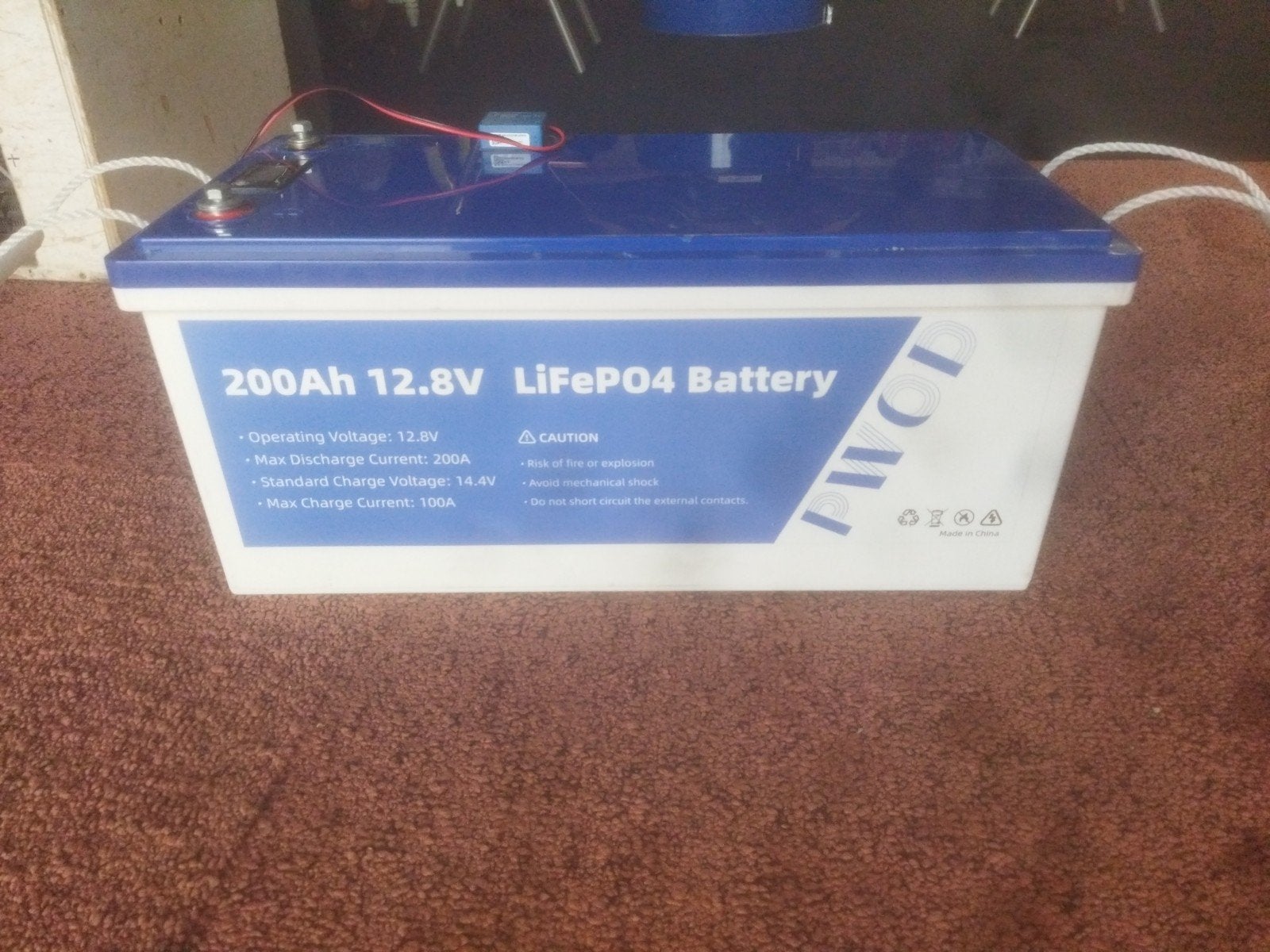 200Ah 12.8V LiFePO4 Lithium Accu - Hoge Capaciteit, Ophalen