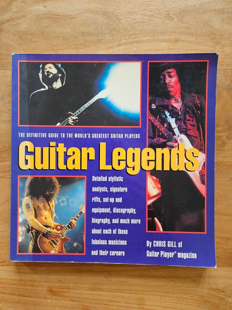 Guitar Legends boek, Ophalen of Verzenden, Boek, Tijdschrift of Artikel