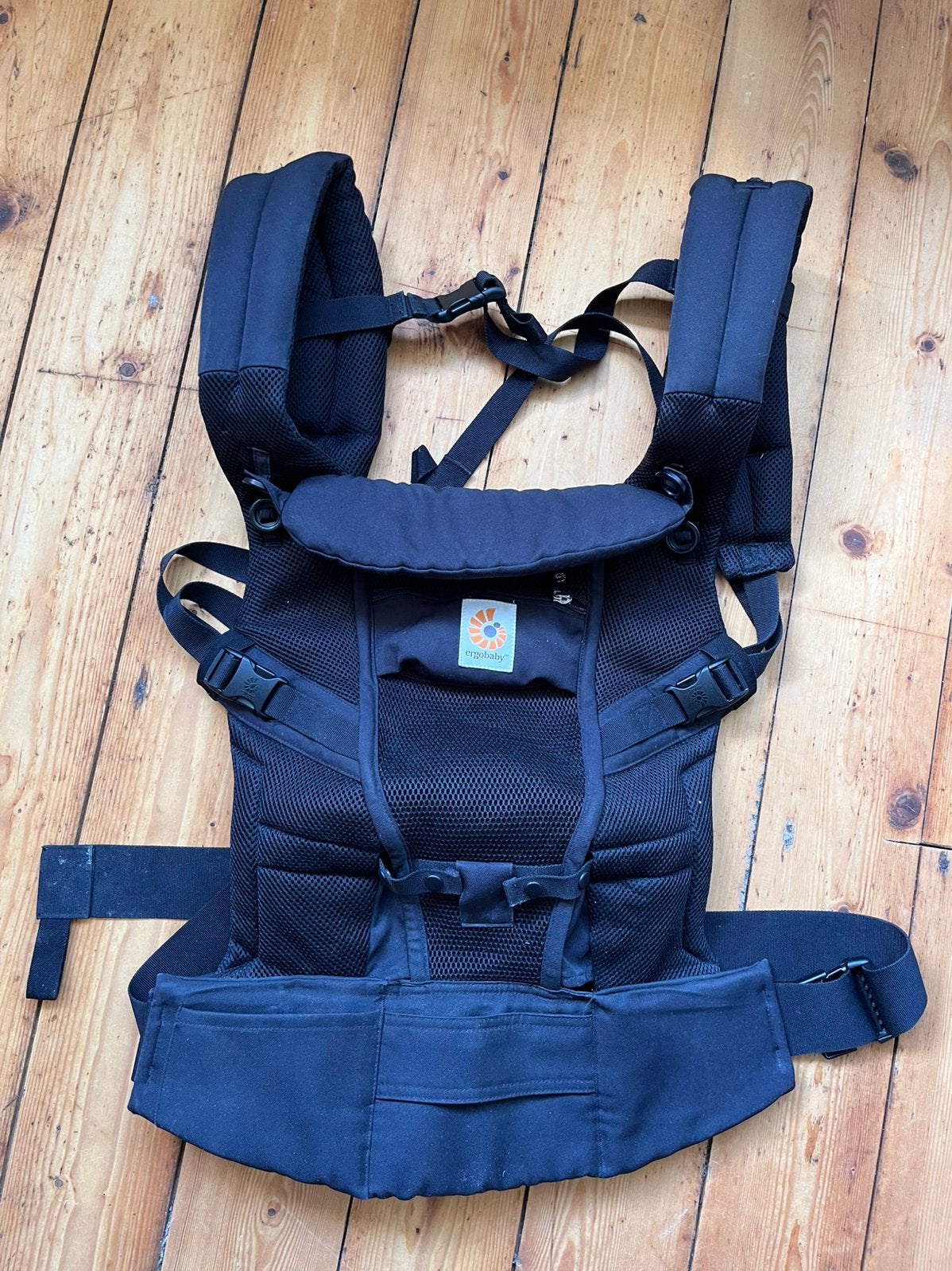 Ergobaby Adapt Cool Air Draagzak (zwart), Overige merken, Gebruikt, Buik of Rug, Ophalen of Verzenden