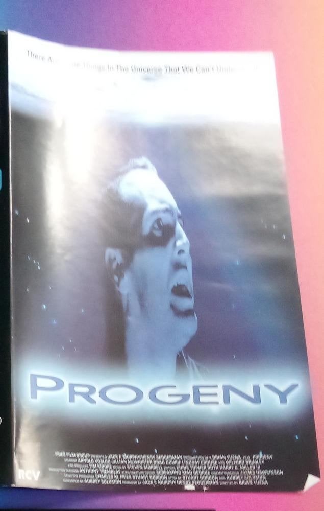 VHS - Progeny - Ex-Rental, Nederlands ondertiteld, Vanaf 16 jaar, Verzenden, Science Fiction en Fantasy