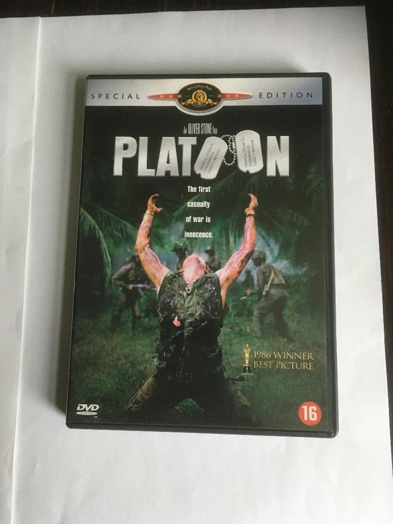 platoon dvd 1986 oliver stone, Alle leeftijden, Ophalen of Verzenden, Zo goed als nieuw
